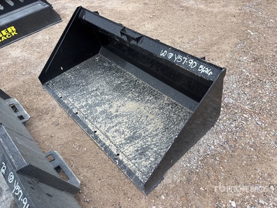 Mid-State 60 in Low Pro Skid Steer Bucket (Unused)