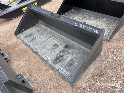 Mid-State 72 in Low Pro Skid Steer Bucket (Unused)