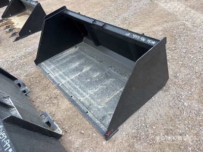 Mid-State 68 in Snow/Litter Skid Steer Bucket (Unused)
