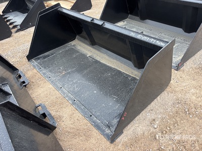 Mid-State 74 in Snow/Litter Skid Steer Bucket (Unused)