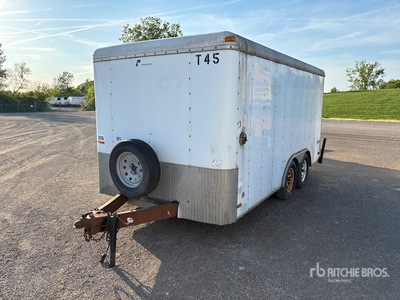 2008 Pace 14 ft T/A Enclosed Trailer