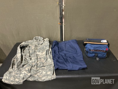 (9) Pairs of Mechanic’s Coveralls, (4) Camera Bags & Assorted Items