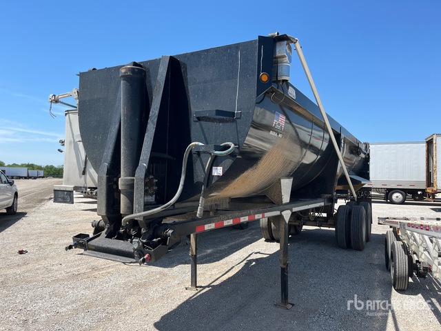 2024 Brazos 28X48PV 28 ft T/A Quarter Frame Demolition End Dump Trailer