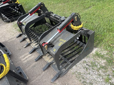 All-Star 72 in Rock w/Teeth Skid Steer Grapple (Unused)