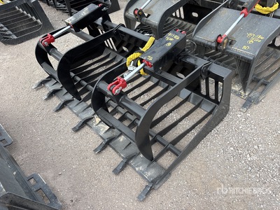 All-Star 72 in Skeleton w/Teeth Skid Steer Grapple (Unused)