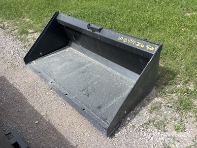 Mid-State 60 in Low Profile Skid Steer Bucket (Unused)