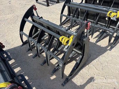 Mid-State 60 In E-Series Skid Steer Root Rake (Unused)