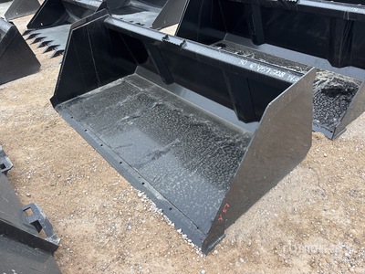 Mid-State 80 in Snow/Litter Skid Steer Bucket (Unused)