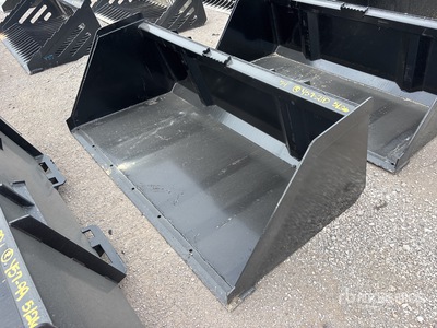 Mid-State 74 in Snow & Litter Skid Steer Bucket (Unused)