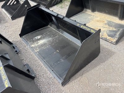 Mid-State 72 in Snow & Litter Skid Steer Bucket (Unused)