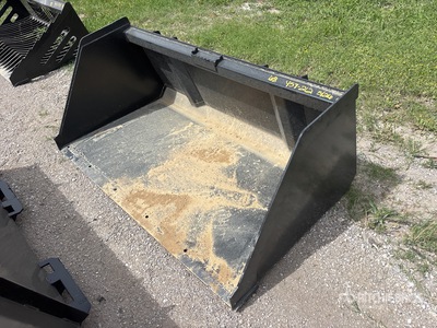 Mid-State 68 in Snow & Litter Skid Steer Bucket (Unused)