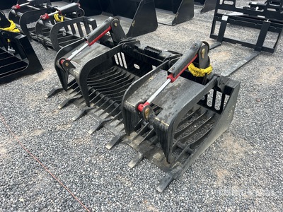All-Star 72 in Heavy Duty Rock Skid Steer Grapple (Unused)