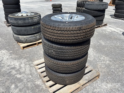 Quantity of (4) Goodyear Wrangler Rims & Tires