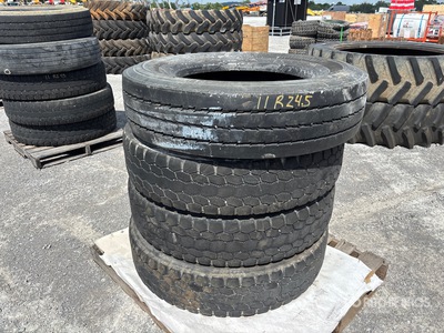 Quantity of (4) 11R24.5 Tires