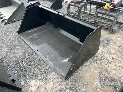 Mid-State 72 in Snow/Litter Skid Steer Bucket (Unused)
