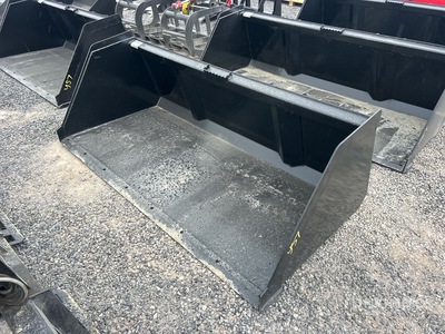 Mid-State 80 in Snow/Litter Skid Steer Bucket (Unused)