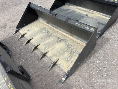 All-Star 78 in Low Pro w/Teeth Skid Steer Bucket (Unused)