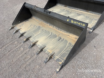 All-Star 80 in Low Pro w/Teeth Skid Steer Bucket (Unused)