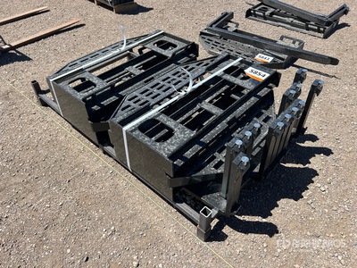 Quantity of (6) 2026 GIYI GY-DHC 59 in Skid Steer Forks (Unused)