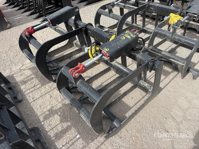 Mid-State 60 in E-Series Root Skid Steer Grapple (Unused)