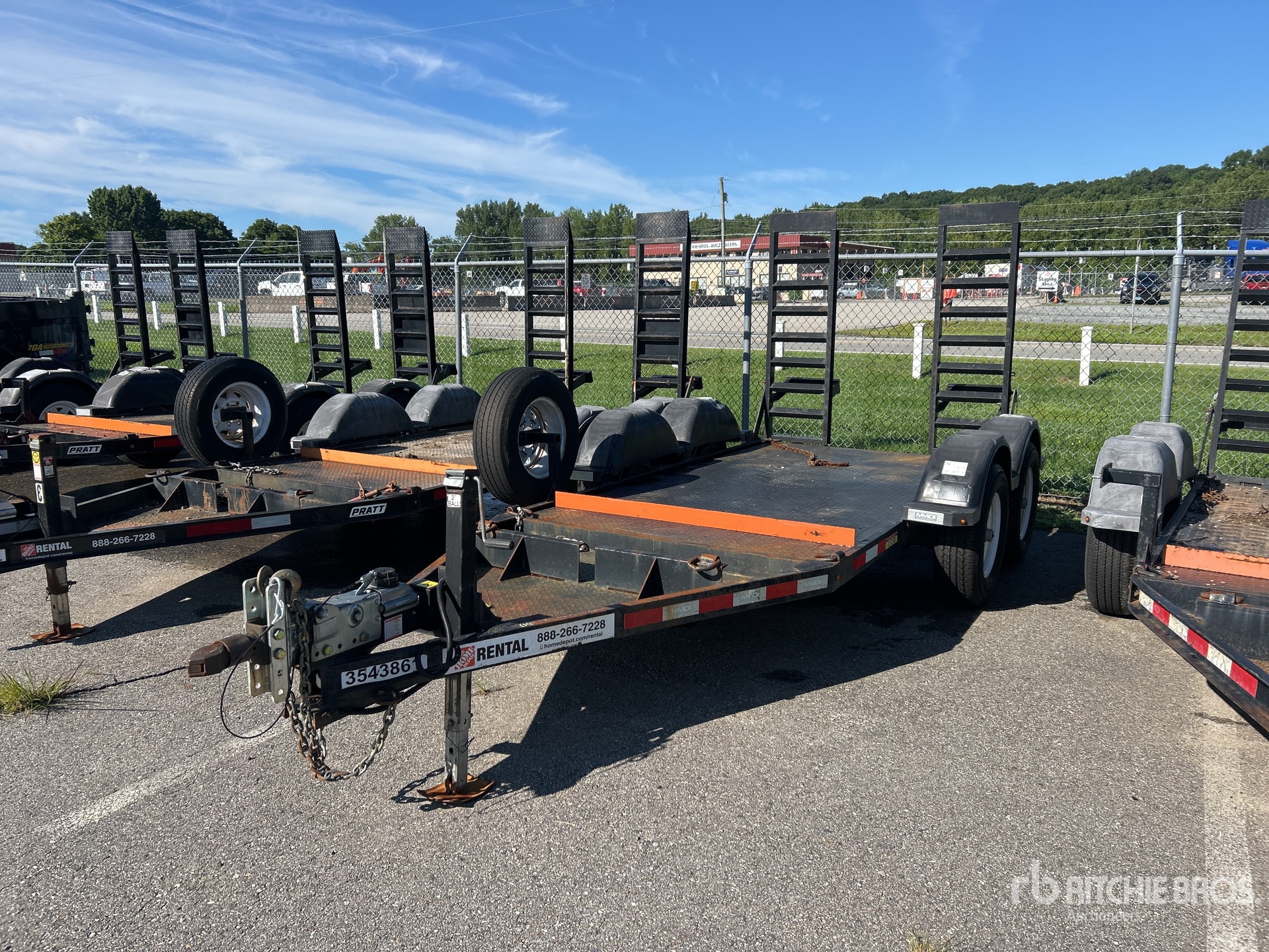 2021 MMDI E510H 6990 lb 10 ft T/A Equipment Trailer