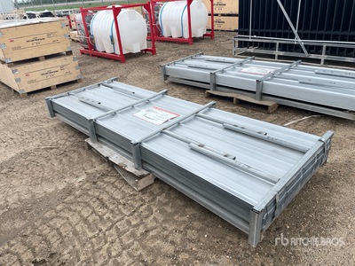 Quantity of (200) 2026 MTO A0310 Galvalume Corrugated Steel Panels, 3 ft x 9 ft 10 in (Unused)