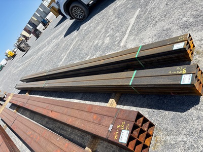 Quantity of Kit Containers Square Tubing Pipe (Unused)