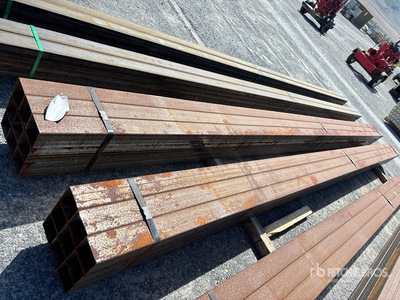 Quantity of Kit Containers Square Tubing Pipe (Unused)