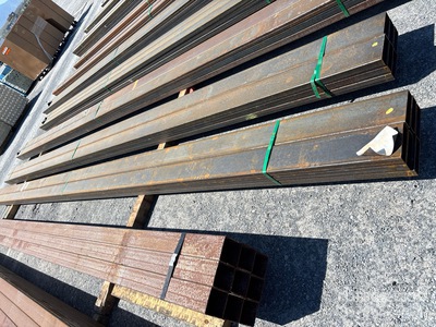 Quantity of Kit Containers Square Tubing Pipe (Unused)