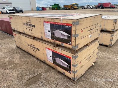 2026 MTO A3939 Double Metal Garage 39 ft x 39 ft Shed (Unused)