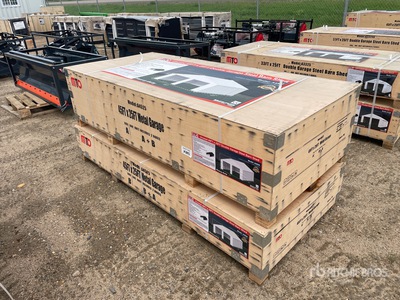 2026 MTO A4525 Double Garage Metal 45 ft x 25 ft Shed (Unused)