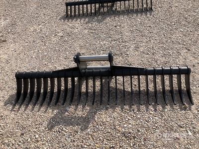 2026 Haener HBR2000-P65A Lifting Excavator Rake (Unused)