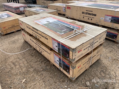 2026 MTO A3325G Double Garage Metal 33 ft x 25 ft Shed (Unused)