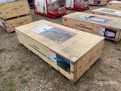 2026 MTO A2223G Double Garage Metal 22 ft x 23 ft Shed (Unused)