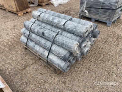 Quantity of (20) 2026 MTO A1230 100 ft x 4 ft Galvanized Farm Fencing (Unused)