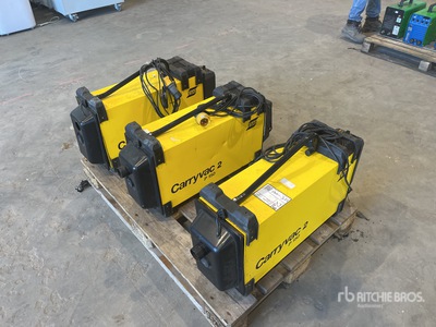 Quantity of (3) ESAB Carryvac 2 P150 Stofzuiger