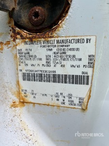 2014 Ford F-350 4x4 Extended Cab Camión volquete