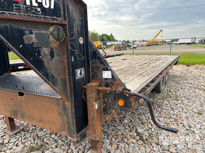 2015 PJ 20 ft T/A Gooseneck T/A Remorque pour équipement
