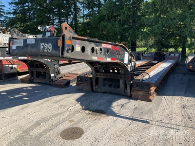2019 Fontaine Magnitude 55L+ 26 55 ton Tri/A Removable Gooseneck Lowboy Trailer