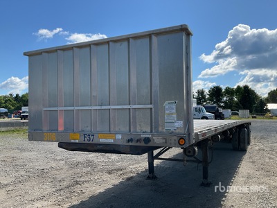 2007 Utility FS2CHA 53 ft T/A Spread Axle Flatbed Trailer