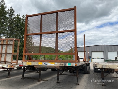 2007 Utility FS2CHA 53 ft T/A Spread Axle Flatbed Trailer