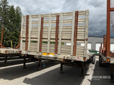 2008 Utility FS2CHA 48 ft T/A Spread Axle Flatbed Trailer