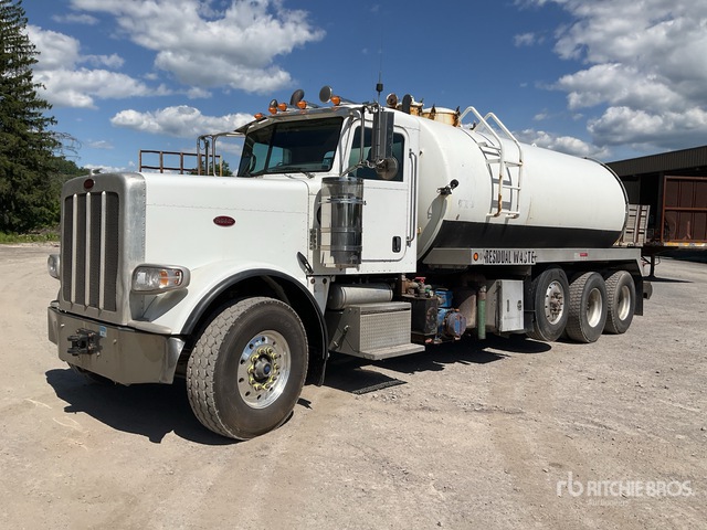 2011 Crown Tank on 2012 Peterbilt 388 8x4 Vacuum Tanker Truck