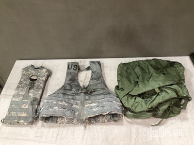 (11) Fighting Load Carriers, (50) Hydration System Carriers & Assorted Items