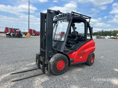 2016 Linde H45D 7000 lb Pneumatic Tire Forklift