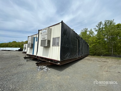 5 Unit 60 ft x 11 ft Portable Quad/A Mobile Office