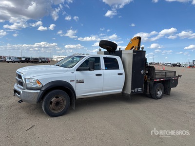 2008 Effer 62-4S 970 lb Articulated Boom on 2014 Ram 5500 4x4 Crew Cab Boom Truck