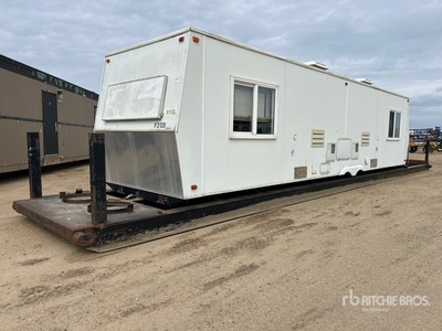 35 ft x 8 ft Skid-Mounted Mobile Office