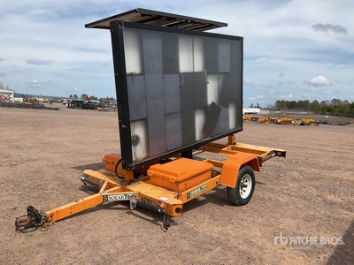 2018 Solar Tech SILENT MESSAGE 85 W Solar Message Board
