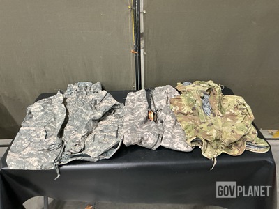 (2) Cold Weather Parkas, (1) Pair of Army Elements Pants & Assorted Items